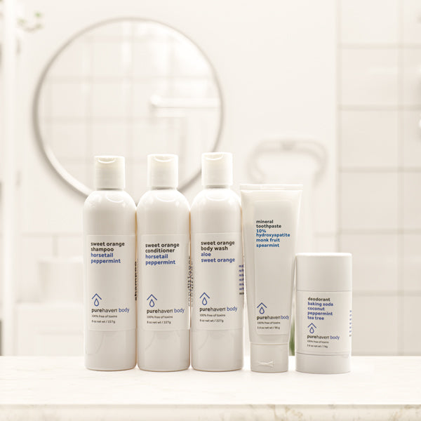 5-piece sweet orange daily routine set