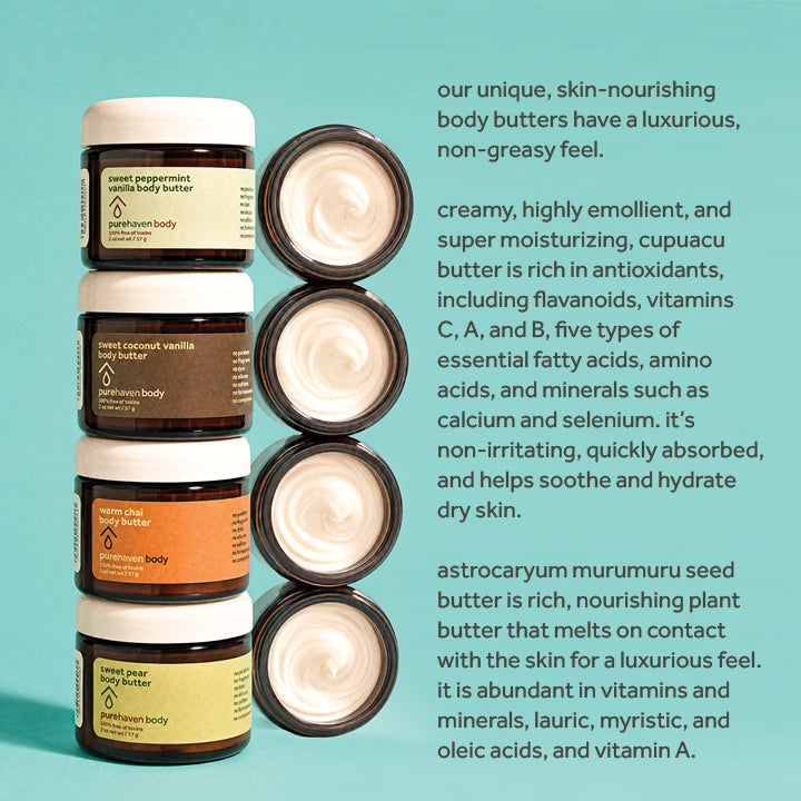 4-piece holiday mini body butter gift set