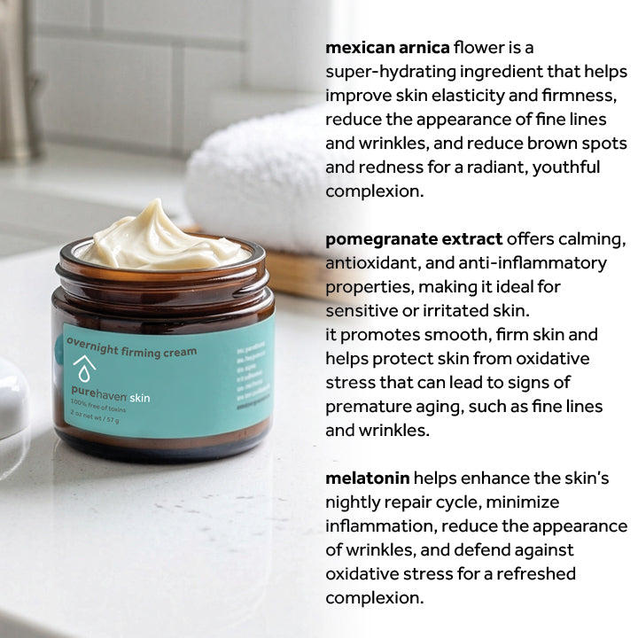 nighttime skin care trio