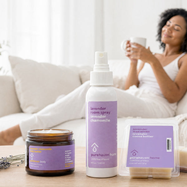 relaxing lavender trio