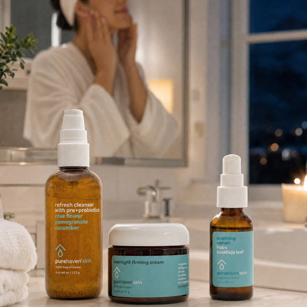nighttime skin care trio