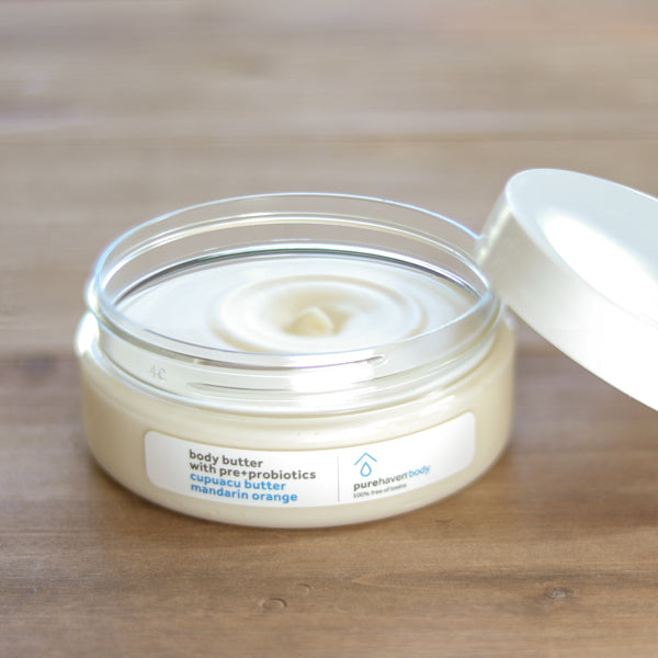 body butter w/pre+probiotics