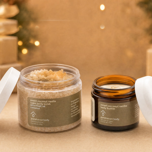 2-piece sweet coconut vanilla set