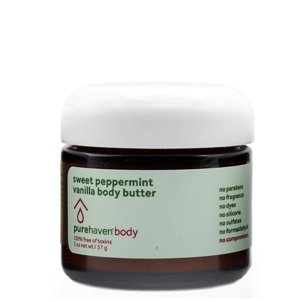 sweet peppermint vanilla mini body butter