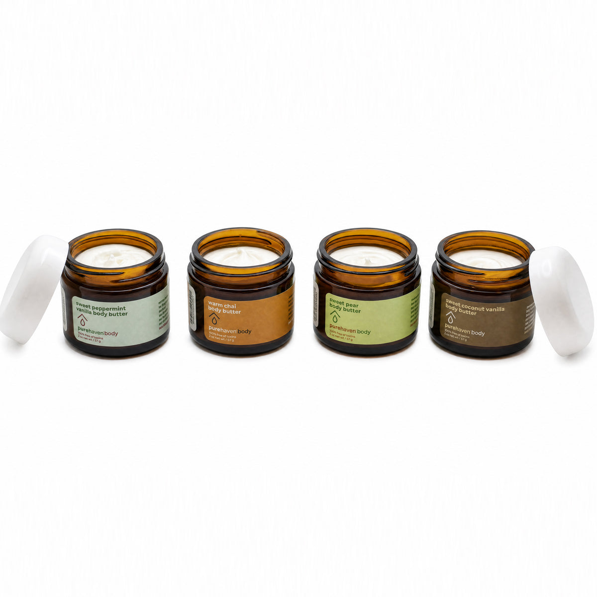 4-piece holiday mini body butter gift set