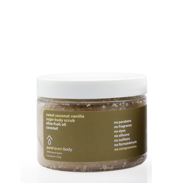 sweet coconut vanilla sugar body scrub