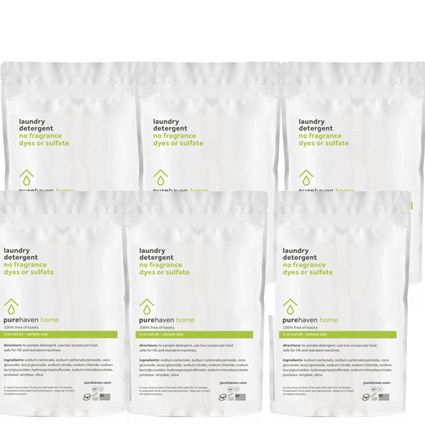 6-pack mini laundry detergent