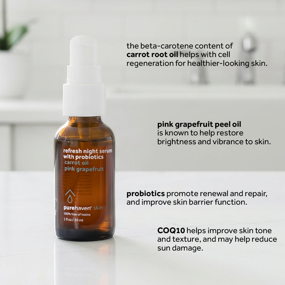 refresh night serum with probiotics