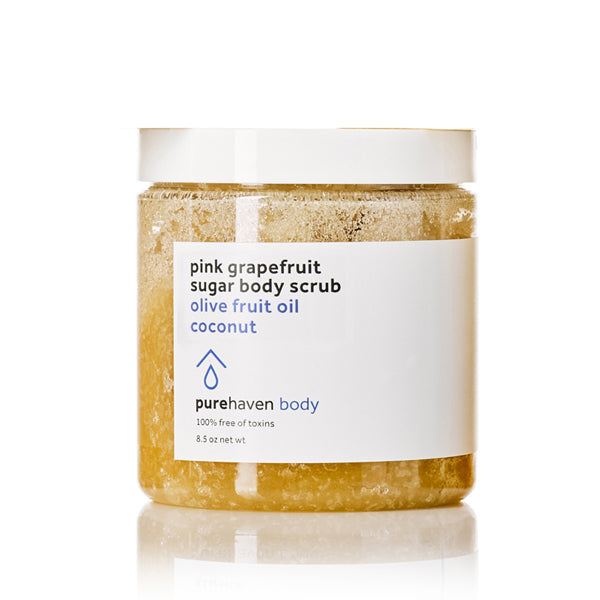 pink grapefruit sugar body scrub