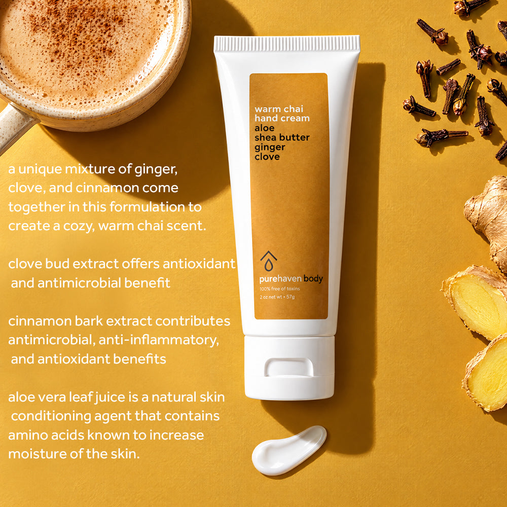 warm chai hand cream