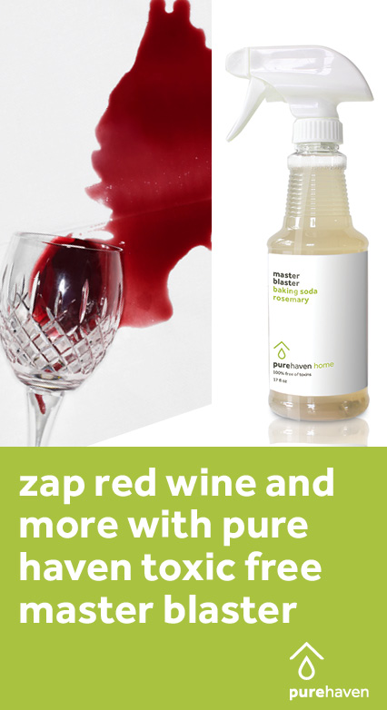 Clean Red Wine Stain // Natural Cleaning Product // Enzyme Cleaner // Toxin Free Home // Toxin Free Living // Red Wine Stain Remover for Clothes and Carpet // Toxic Free Home