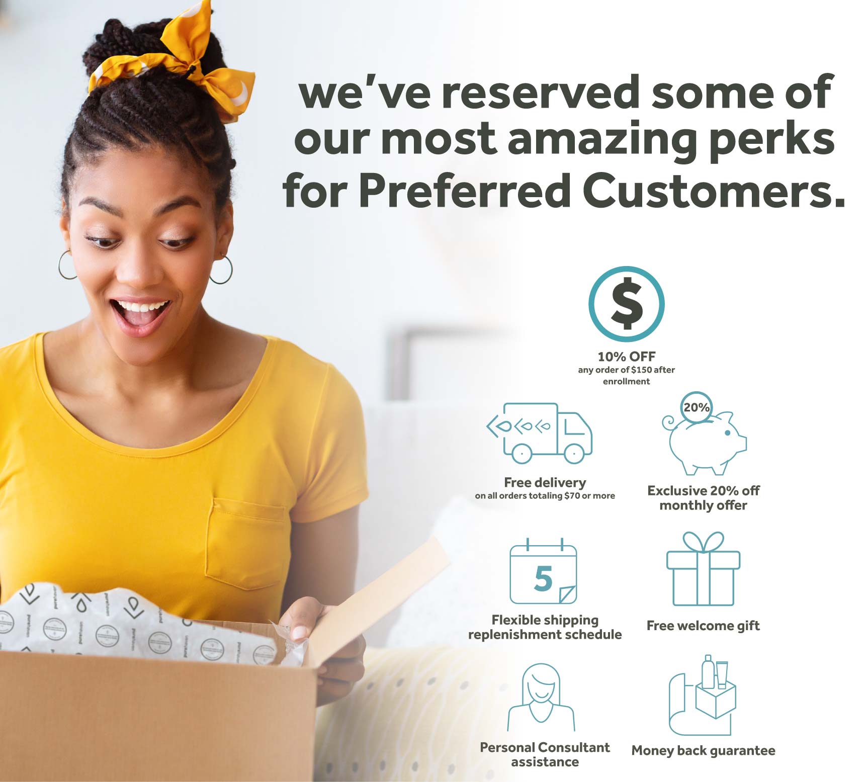 Preferred Customers get amazing perks!